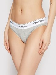 Calvin Klein Underwear Figi klasyczne 0000F3787E Szary. Szare majtki damskie Calvin Klein Underwear, z bawełny. Za 59.99 zł.