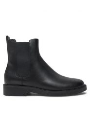 MICHAEL Michael Kors Sztyblety Hazel Chelsea Bootie 40F4HZMEEL Czarny. Czarne botki damskie MICHAEL Michael Kors, bez wzorów, ze skóry, bez obcasa, na płaskiej podeszwie, bez zapięcia. Za 666.20 zł.
