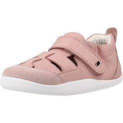 Sandały BOBUX XP MARIS - BQ Rose. Czerwone buty zimowe męskie BOBUX, bez wzorów, ze skóry, bez obcasa, bez zapięcia. Za 243.99 zł.