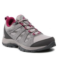Trekkingi Columbia. Szare obuwie trekkingowe damskie Columbia, bez zapięcia. Za 329.99 zł.