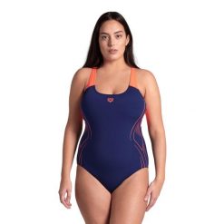 Strój kąpielowy damski jednoczęściowy na basen Arena Reflecting. Brązowe stroje kąpielowe damskie ARENA, s, bez wzorów. Za 169.99 zł.