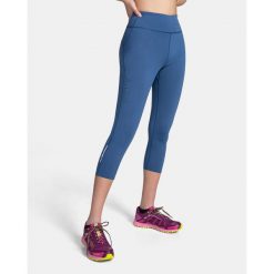 Damskie legginsy treningowe 3/4 Kilpi AMIRA-W. Niebieskie legginsy damskie Kilpi, bez wzorów, z materiału. Za 153.53 zł.