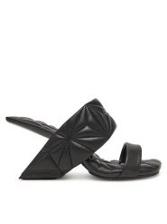 United Nude Klapki Loop Hi 10005860188 Czarny. Czarne klapki damskie United Nude, bez wzorów, ze skóry, bez obcasa, bez zapięcia. Za 839.99 zł.