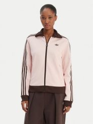Adidas Bluza adicolor Classic KC6854 Różowy Regular Fit. Czerwone bluzy damskie Adidas, l, bez wzorów, z bawełny, bez ramiączek, bez kaptura. Za 328.99 zł.