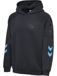 Oversizowa bluza z kapturem Hummel El Paso. Brązowe bluzy damskie Hummel, s, bez wzorów, z bawełny, bez ramiączek, z kapturem. Za 212.00 zł.