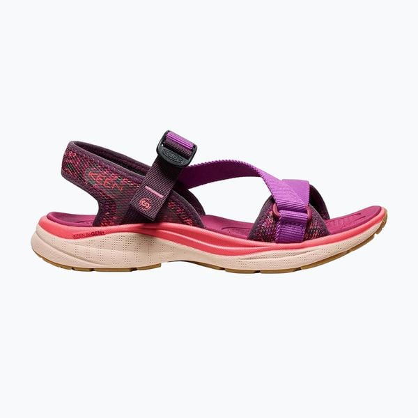 Sandały damskie KEEN Leiki OT. Czerwone sandały damskie Keen, bez wzorów, bez obcasa, bez zapięcia. Za 339.99 zł.