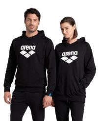 Bluza Arena ARENA HOODED SWEAT GRAPHIC BLACK XS. Czarne bluzy damskie ARENA, xs, bez wzorów, z bawełny, bez ramiączek, z kapturem. Za 269.99 zł.