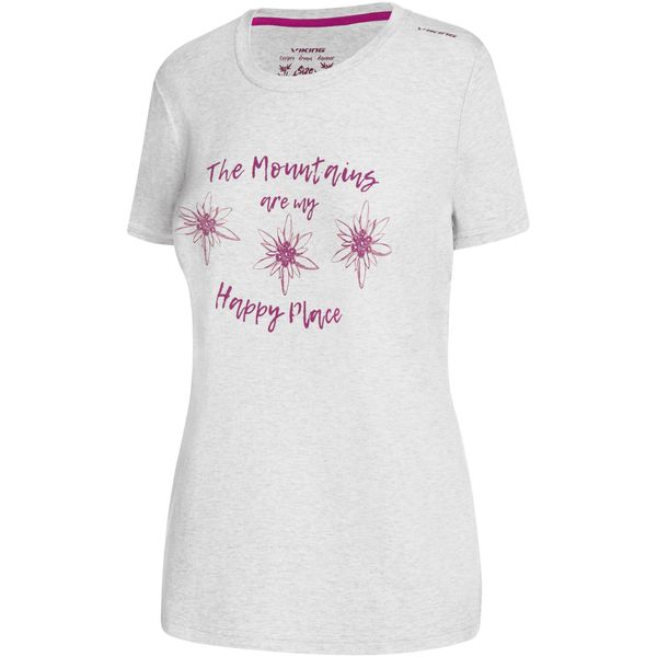 Koszulka turystyczna damska Viking Lako Bamboo. Szare bluzki damskie Viking, s, bez wzorów, sportowe, bez kołnierzyka, bez ramiączek. Za 107.66 zł.