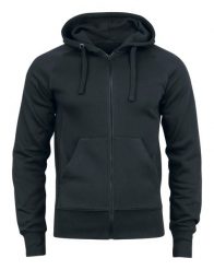 Clique Bluza Harper z kapturem na zamek z mieszanki bawełny – black. Czarne bluzy damskie CLIQUE, l, bez wzorów, z bawełny, bez ramiączek, z kapturem. Za 301.36 zł.
