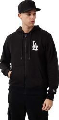 New Era New Era MLB League Los Angeles Dodgers Essential Zip Hoodie 60284775 Czarne M. Czarne bluzy męskie New Era, m, bez wzorów, bez kaptura. Za 250.99 zł.