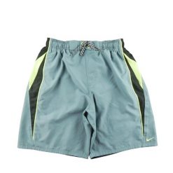 Second life - Męskie szare szorty kąpielowe - Jak nowy. Szare kąpielówki męskie Nike, m, bez wzorów. Za 85.16 zł.