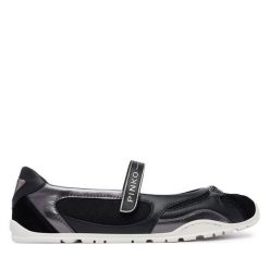 Baleriny PINKO. Czarne balerinki damskie Pinko, bez wzorów, bez obcasa, bez zapięcia. Za 834.99 zł.
