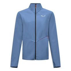 Damska kurtka turystyczna Salewa Pedroc Light. Niebieskie kurtki sportowe damskie Salewa, l, bez wzorów, z softshellu, bez ramiączek, bez kaptura, trekkingowe. Za 639.10 zł.