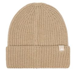 Czapka adidas. Brązowe czapki damskie Adidas, na zimę, bez wzorów. Za 119.99 zł.