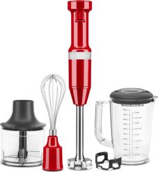 Blender ręczny przewodowy KitchenAid czerwony z akcesoriami 5 el. Czerwone blendery KITCHENAID. Za 869.00 zł.