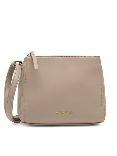 Jenny Fairy Torebka MJM-C-010-04 Beżowy. Brązowe listonoszki damskie Jenny Fairy, bez wzorów, z poliesteru, bez dodatków. Za 47.99 zł.