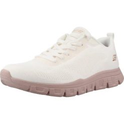 Buty SKECHERS BOBS B LITE Beżowy. Brązowe obuwie trekkingowe damskie Skechers, z syntetyku, bez zapięcia. Za 245.99 zł.