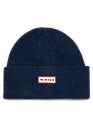Hunter Czapka HTR-U3-002-AW24 Granatowy. Niebieskie czapki damskie Hunter, na zimę, bez wzorów, z materiału. Za 69.99 zł.