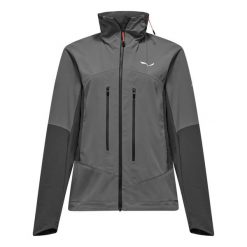 Damska kurtka turystyczna Salewa Ortles DST/SW. Zielone kurtki sportowe damskie Salewa, l, bez wzorów, z softshellu, bez ramiączek, bez kaptura, trekkingowe. Za 1,276.05 zł.