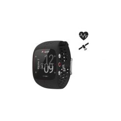Zegarek do biegania GPS z kardio M430. Czarne zegarki męskie Polar, bez wzorów. Za 639.99 zł.