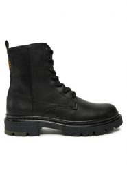 G-Star Raw Trapery Kafey Biker High W D26643 Czarny. Czarne trapery damskie G-Star Raw, ze skóry, bez zapięcia. Za 819.99 zł.