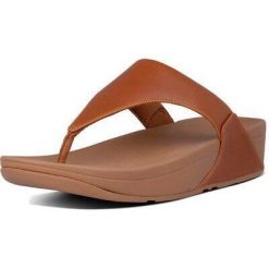 Skórzane sandały damskie FitFlop Lulu. Brązowe sandały damskie FIT FLOP, bez wzorów, z materiału, bez obcasa, bez zapięcia. Za 442.50 zł.