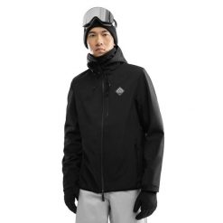 Kurtka snowboardowa męska Siroko W2 McKinley. Czarne kurtki męskie SIROKO, m, bez wzorów, z softshellu, bez kaptura, narciarskie. W wyprzedaży za 339.00 zł.