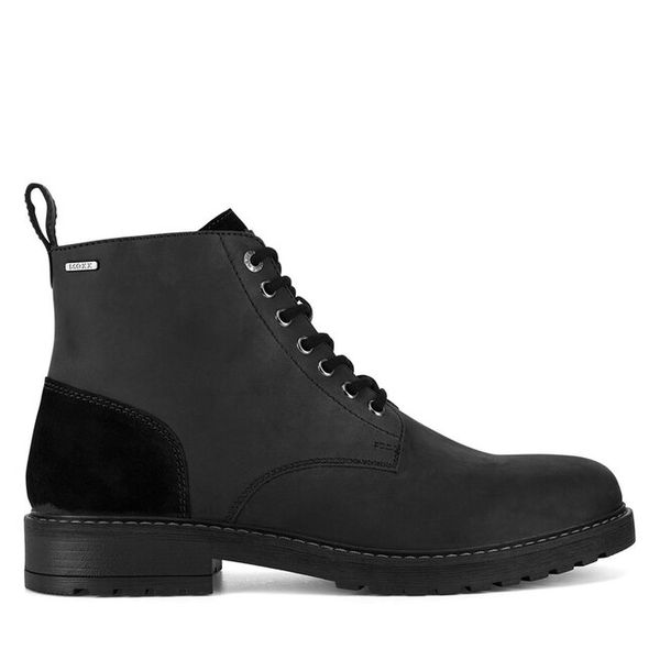 Trzewiki MEXX. Czarne botki męskie Mexx, bez wzorów, bez obcasa, bez zapięcia. Za 269.99 zł.