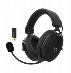 AQIRYS Słuchawki bezprzewodowe Wirelles 2.4GHz ANDROMEDA PRO black. Czarne słuchawki bezprzewodowe Aqirys. Za 438.72 zł.