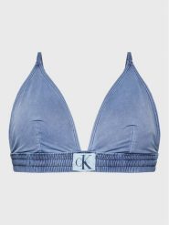 Calvin Klein Swimwear Góra od bikini KW0KW01974 Niebieski. Niebieskie bikini Calvin Klein Swimwear, xs, bez wzorów, z syntetyku. Za 209.99 zł.