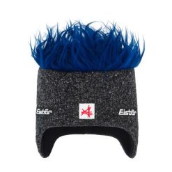 Czapka Eisbar Cocker MÜ SA. Niebieskie czapki damskie Eisbar, na zimę, bez wzorów, z bawełny, retro. Za 219.90 zł.