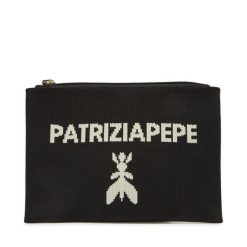 Torebka Patrizia Pepe. Czarne torebki do ręki damskie Patrizia Pepe, bez wzorów, bez dodatków. Za 229.99 zł.