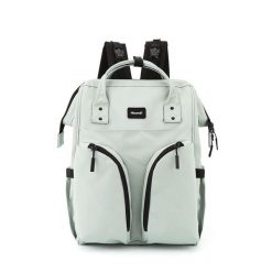 Plecak mommy bag Himawari 1208 miętowy. Zielone plecaki damskie Peterson, bez wzorów. Za 199.99 zł.