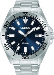 Zegarek męski Lorus RXH51KX9 srebrny. Szare zegarki męskie Lorus, bez wzorów, srebrne. Za 452.36 zł.