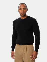 Guess Sweter M6BR23 Z1373 Czarny Regular Fit. Czarne swetry męskie Guess, m, z aplikacjami, z wiskozy, bez kołnierzyka, bez ramiączek. Za 434.99 zł.