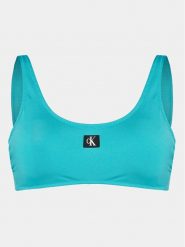 Calvin Klein Swimwear Góra od bikini KW0KW02344 Niebieski. Niebieskie bikini Calvin Klein Swimwear, l, bez wzorów, z syntetyku. Za 169.99 zł.