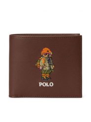 Polo Ralph Lauren Portfel 405P16238002 Brązowy. Brązowe portfele męskie Polo Ralph Lauren, bez wzorów, ze skóry. Za 819.99 zł.