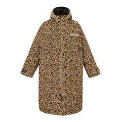 Wodoodporny, Dwustronny Szlafrok Unisex Dla Dorosłych W Panterkę. Czarne szlafroki damskie Regatta, bez wzorów, bez ramiączek, bez kaptura. Za 368.99 zł.