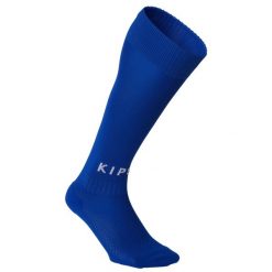 Skarpety do piłki nożnej Kipsta Essential. Niebieskie skarpetki damskie KIPSTA, bez wzorów, z elastanu. Za 15.99 zł.