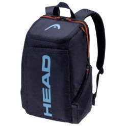 Plecak na rakietę tenisową Head Pro. Niebieskie plecaki męskie Head, bez wzorów, sportowe. Za 340.00 zł.
