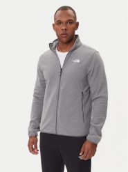 The North Face Polar Glacier NF0A8D0R Szary Regular Fit. Szare bluzy sportowe męskie The North Face, l, bez wzorów, z polaru, bez kaptura. Za 349.99 zł.