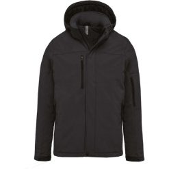 Parka Kariban Softshell doublée capuche. Czarne parki męskie KARIBAN, na zimę, m, bez wzorów, z softshellu, bez kołnierzyka, bez kaptura. W wyprzedaży za 421.00 zł.