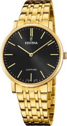 Zegarek męski Festina F20046-5 złoty. Żółte zegarki męskie Festina, bez wzorów, złote. Za 1,155.86 zł.