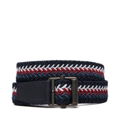 Pasek Tommy Hilfiger. Niebieskie paski męskie Tommy Hilfiger. Za 209.99 zł.