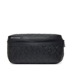 Nerka Armani Exchange. Czarne saszetki i nerki męskie Armani Exchange, bez wzorów. Za 339.99 zł.