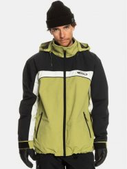 Quiksilver Kurtka narciarska Live Wire Snjt EQYTJ03408 Zielony Regular Fit. Zielone kurtki sportowe męskie Quiksilver, na zimę, m, bez wzorów, z syntetyku, bez kaptura, narciarskie. Za 809.99 zł.