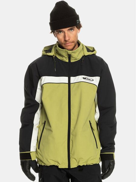 Quiksilver Kurtka narciarska Live Wire Snjt EQYTJ03408 Zielony Regular Fit. Zielone kurtki sportowe męskie Quiksilver, na zimę, m, bez wzorów, z syntetyku, bez kaptura, narciarskie. Za 729.99 zł.