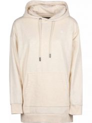 Bluza damska Fundango Ginger z kapturem. Białe bluzy damskie FUNDANGO, l, bez wzorów, z bawełny, eleganckie, bez ramiączek, z kapturem. Za 199.90 zł.