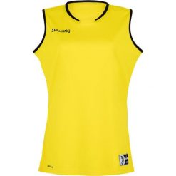 Jersey Spalding Move. Żółte koszulki sportowe damskie SPALDING, bez wzorów, z jersey, bez ramiączek. Za 102.85 zł.