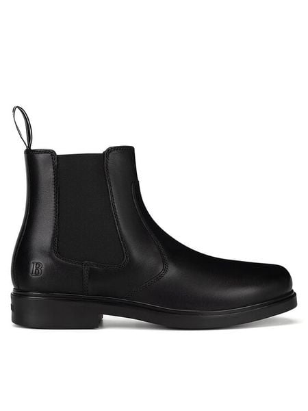 Badura Sztyblety DYLAN-05 MI08 Czarny. Czarne botki męskie Badura, bez wzorów, ze skóry, bez obcasa, bez zapięcia. Za 299.99 zł.